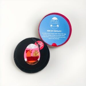 New In Box Erstwilder Pysanky Brooch